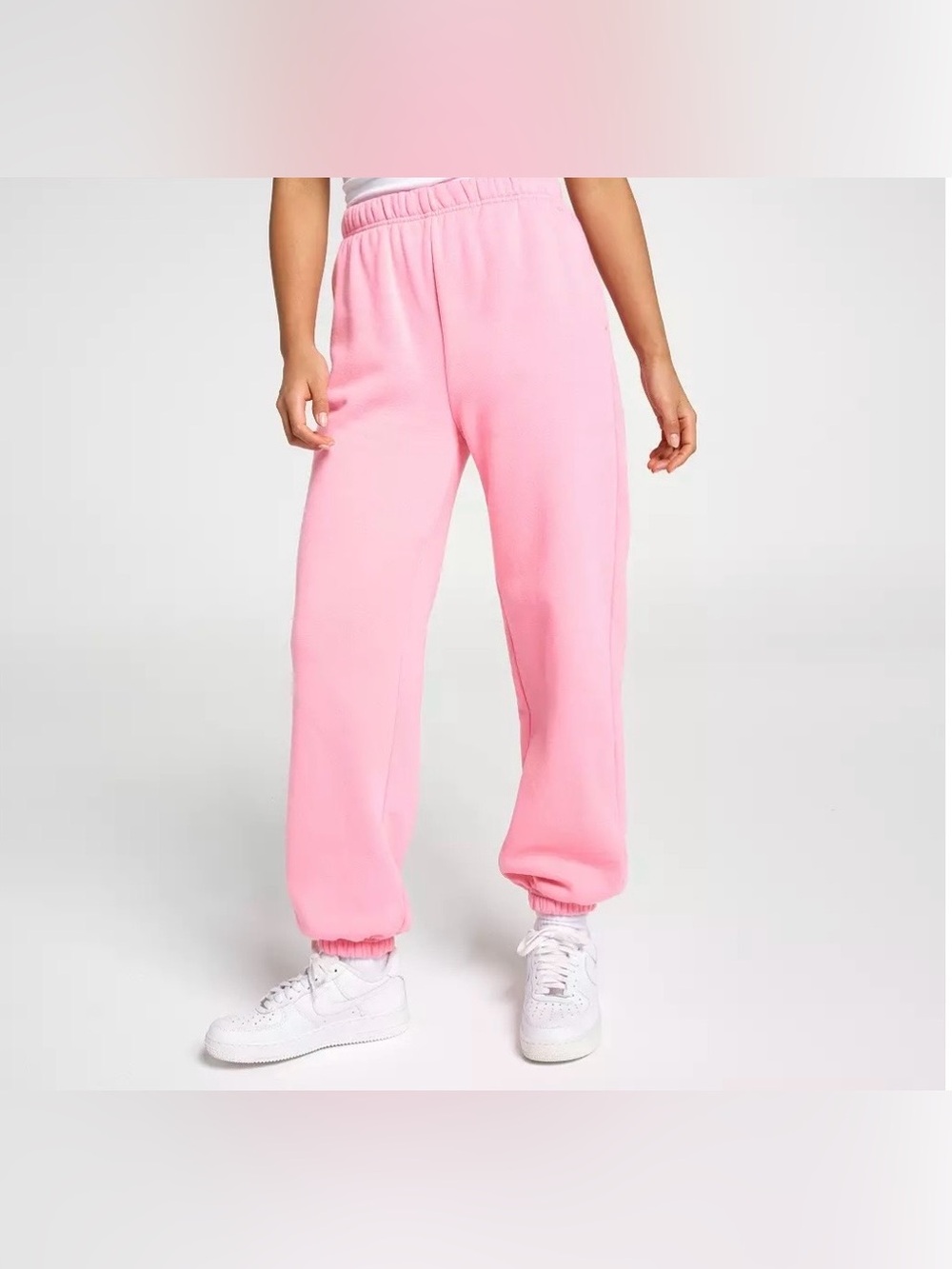 DSG Women’s Classic Fleece Cinch Pants- Blushing Bright, regular Sz S